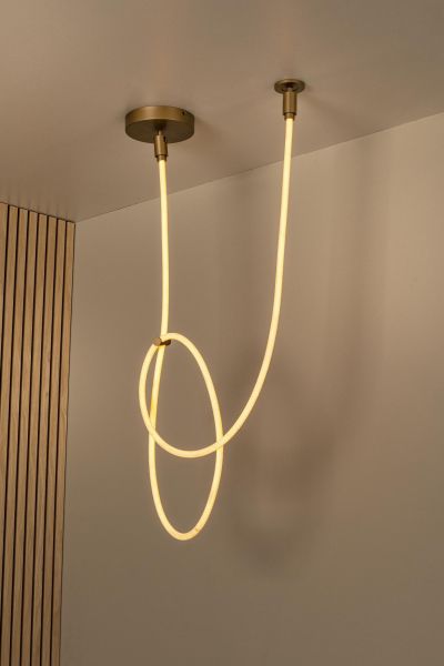 Lucide JANDERIN - Flush ceiling light - LED Dim. - CCT - 1x36W 2200K/3300K - Champagne Color - Vibes